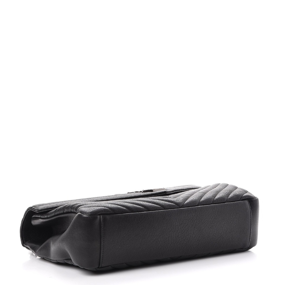 Saint Laurent Large College bag Black & Gunmetal - Picture 4 of 8